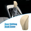 Gear Shifting Knob Cover for Nissan Altima (2013–2018) Faux Leather Yellow