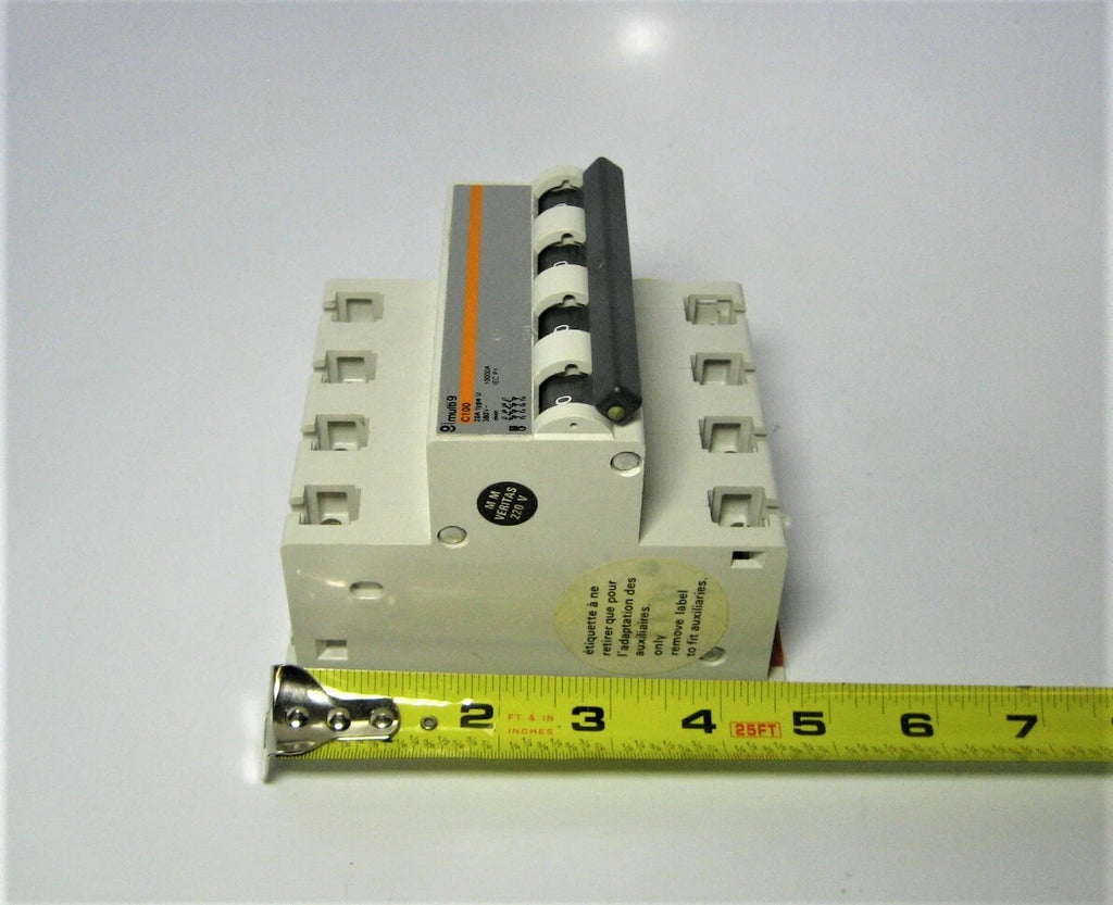 Merlin Gerin 20451 Multi 9 C100 4-Pole 380VAC 20Amp Circuit Breaker
