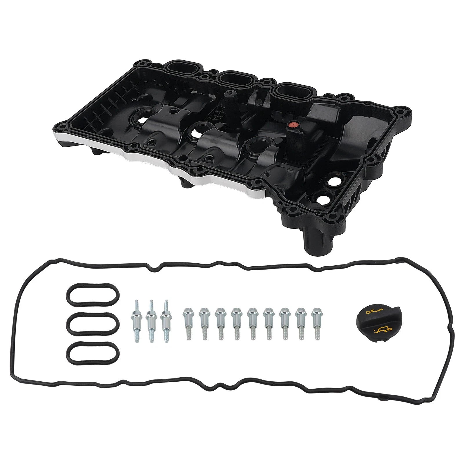 Valve Cover Set w/Gaskets for Ford F150, Navigator 3.5L Turbo (2017–2022)