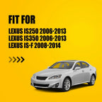 2X Windshield Moulding Kit with Clips for Lexus IS250 IS350 (2006–2013)