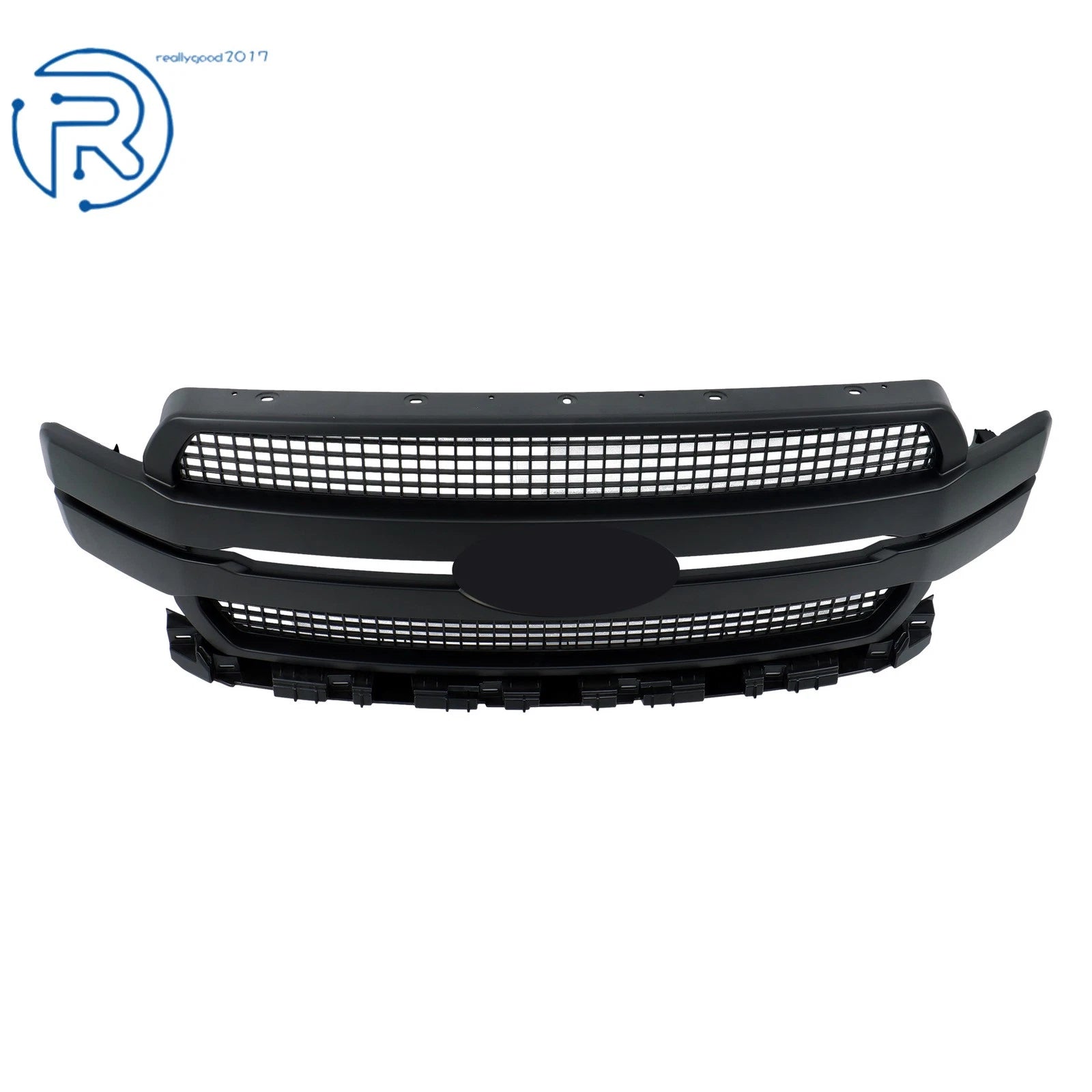 Front Painted Grille for Ford F-150 Platinum (2018-2020) Matte Black