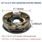 Electric Trailer Brake Hub Drum Kit for 3500 lbs (10" x 2-1/4")