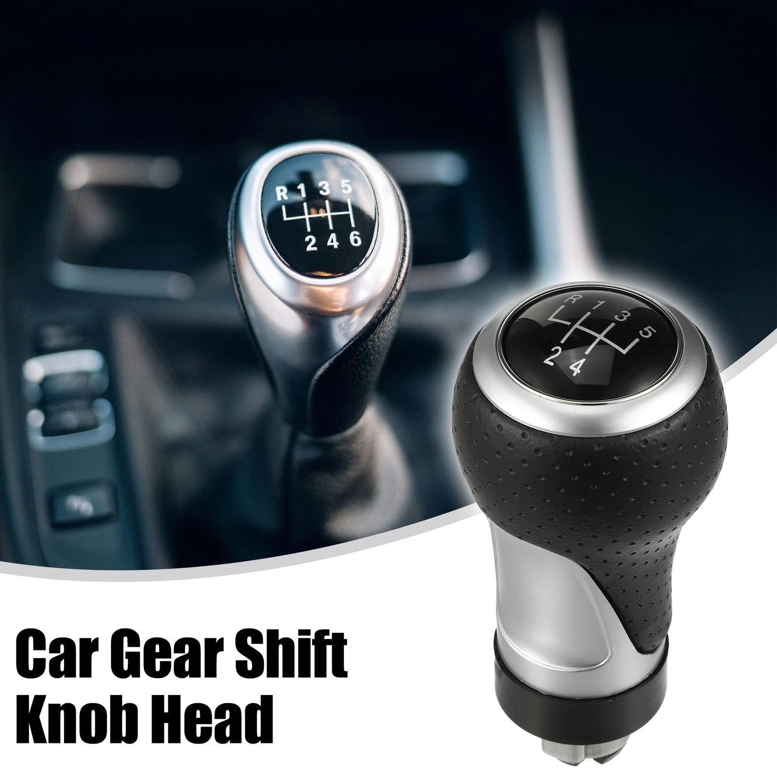 Set of 1 Gear Shift Knob for Audi A3 (2003–2013) - 5 Speed, Black