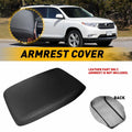 Leather Center Console Lid Armrest Cover for Toyota Highlander (2008–2013)