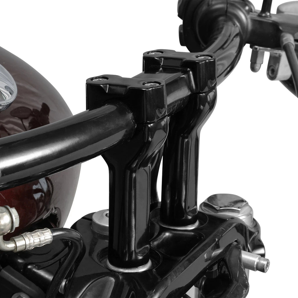 4" Handlebar Riser Clamp Kit for Harley Softail Dyna (1991–2023)