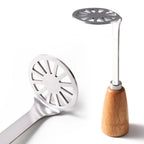 Wooden Handle Masher for Ergonomic Use (Rust Resistant)