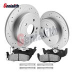 320mm Rear Drilled Rotor Ceramic Brake Pad for Jeep Commander Grand Cherokee (2006–2010)