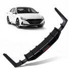 Gloss Black Rear Bumper Diffuser Lip Kit for Hyundai Elantra (2021–2023)