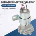 Electric Fuel Pump for Carbureted Vehicles (14 PSI, 140 GPH)