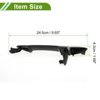 Exterior Door Handle for Kia Picanto (2011–2016) Black Rear Left