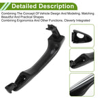 Exterior Door Handle for Hyundai (2015-2020) - Black Silver Tone Front Left