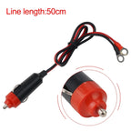 12V Cigarette Lighter Adapter LED Indicator Energy Saving for Car