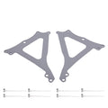 2X Steel Front Fender Bar Brace for Subaru BRZ (2013–2023) Toyota 86 (2017–2019)