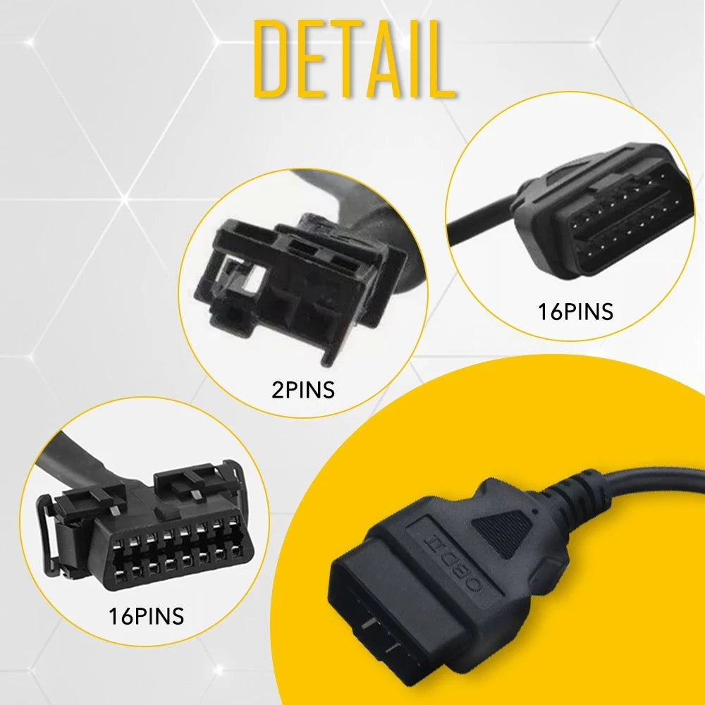 OBD2 Cable for Dodge Cummins Ram (2018–2021) SGW Bypass OBD-II EV