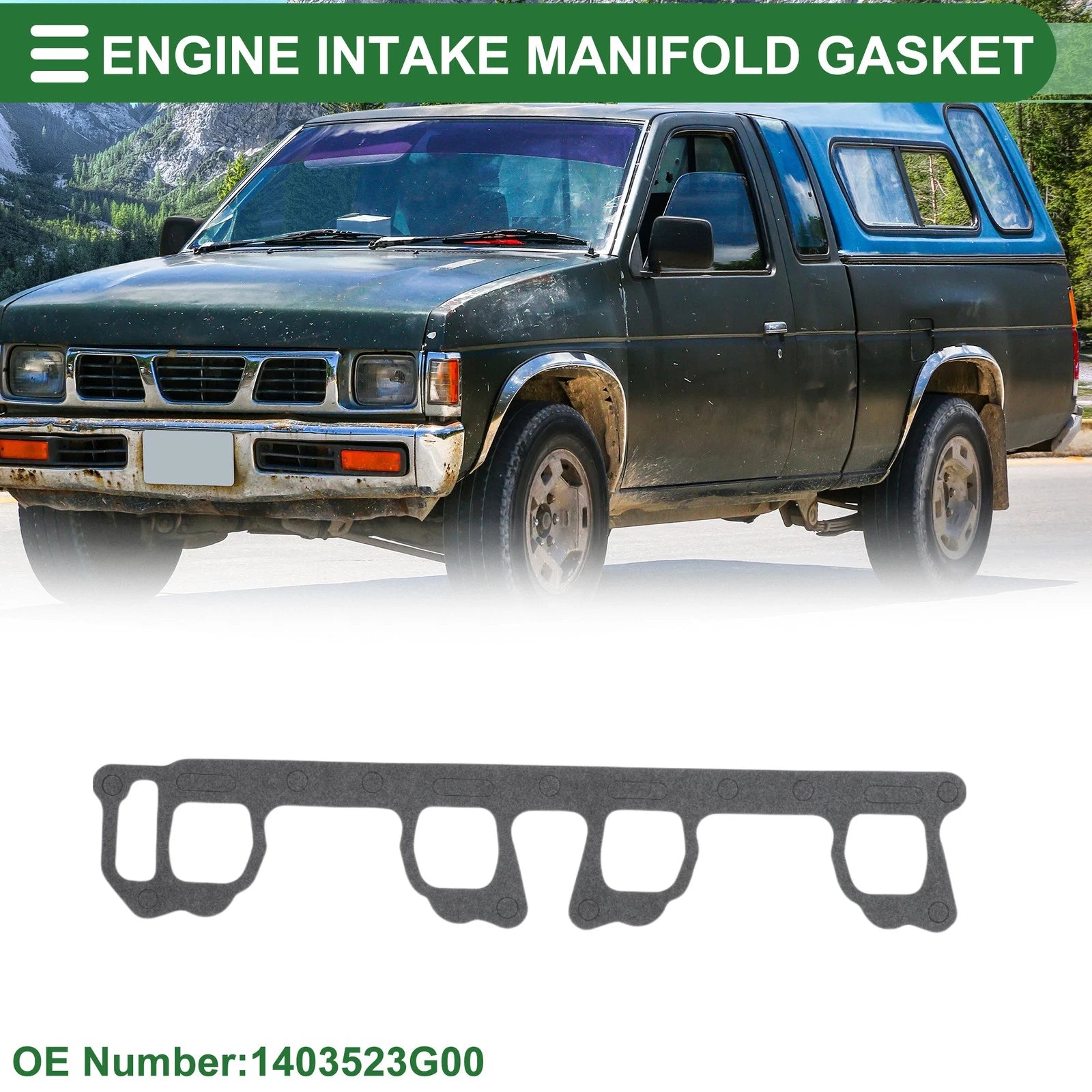 Engine Intake Manifold Gasket for Nissan D21 (1987–1989) No. 1403523G00