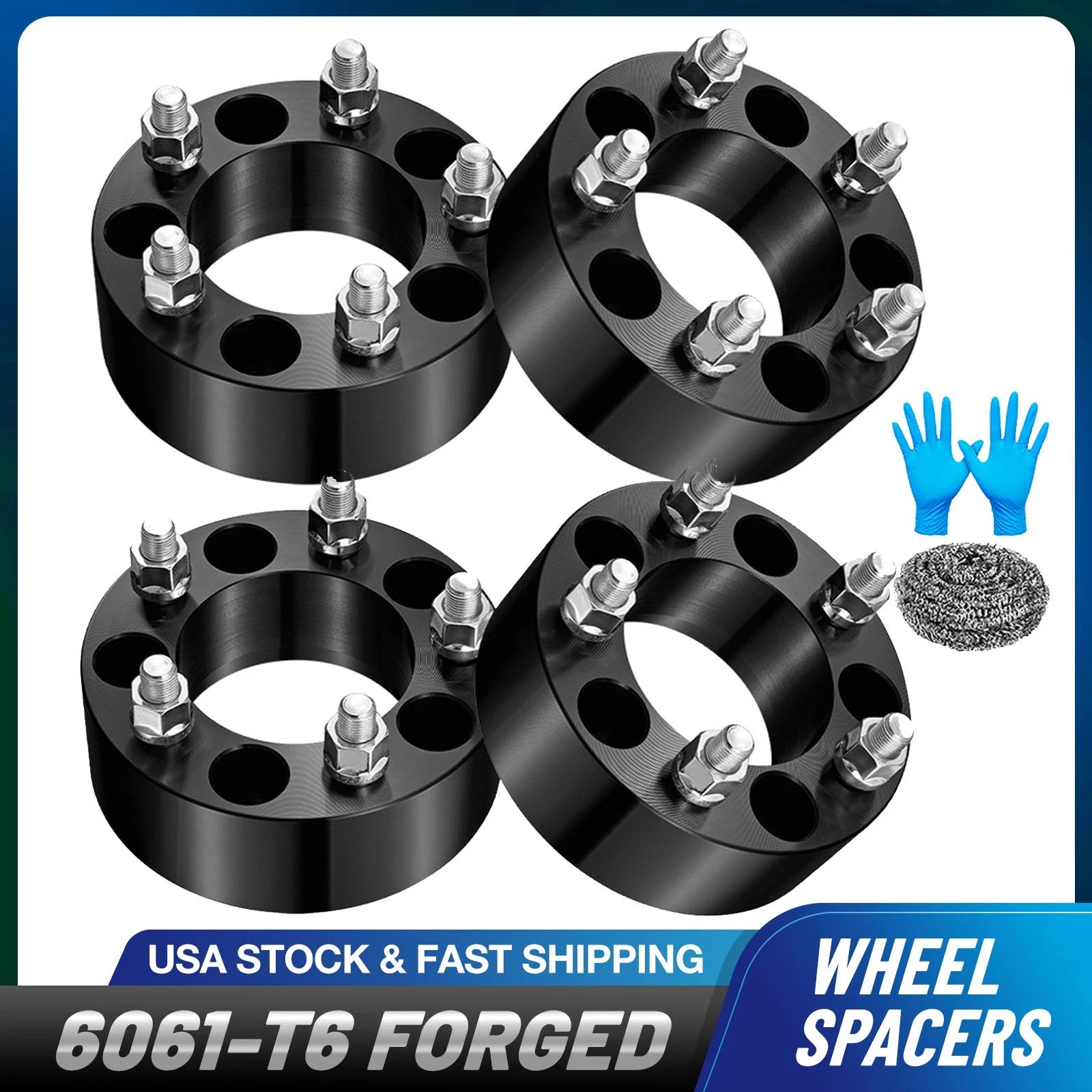 Set of 4 Wheel Spacers 2" for Jeep Comanche Liberty (1986–2001)