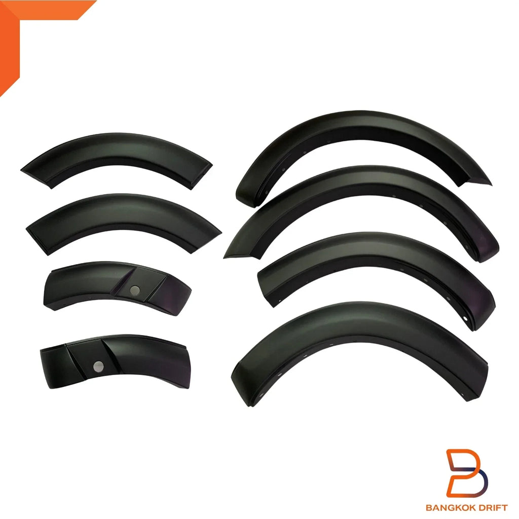 8PC Matte Black Fender Flares for Ford Everest Platinum (2022-2023)