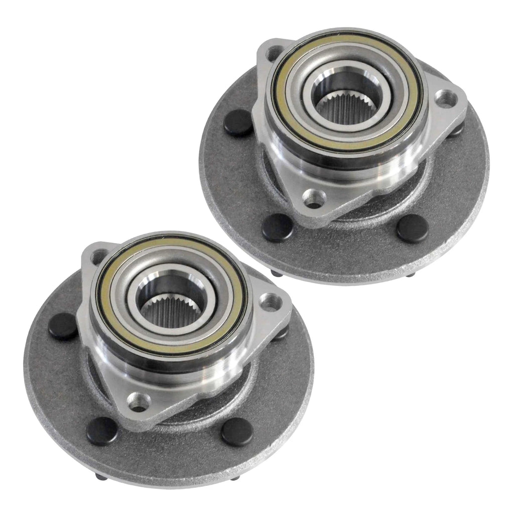 2X Front Wheel Hub Bearings for Dodge Ram 1500 4WD (2000–2001)