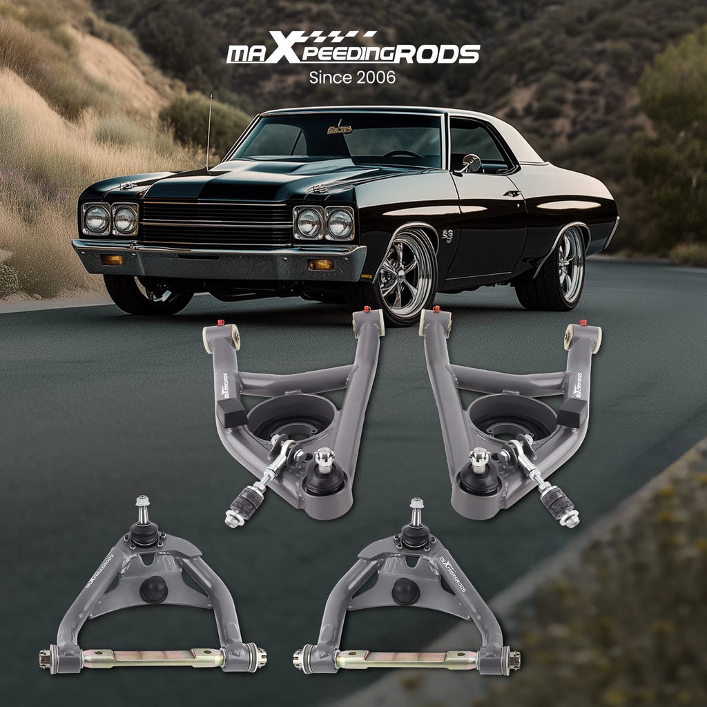 Set of 4 Heavy Duty Front Tubular Control Arms for GMC Sprint (1970–1972)