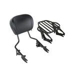 Sissy Bar Backrest Luggage Rack Docking Kit for Harley Touring (2014–2025)