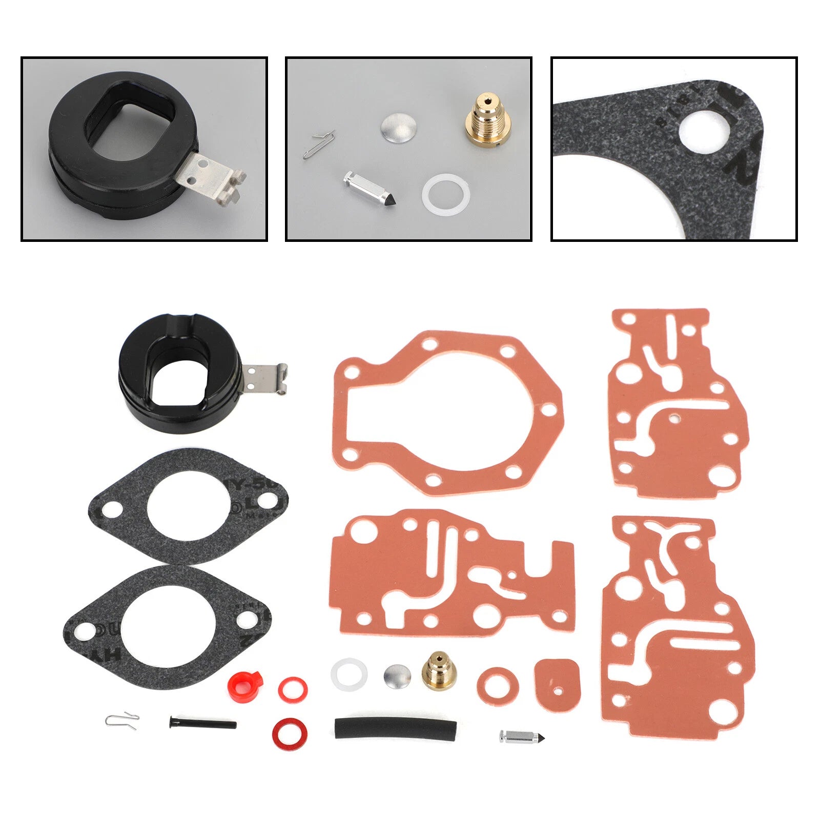 Carburetor Rebuild Kit for Johnson/Evinrude 6-20 HP (0439073, T9)