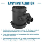 Mass Air Flow Sensor Meter Replacement 4.0L for BMW 540i
