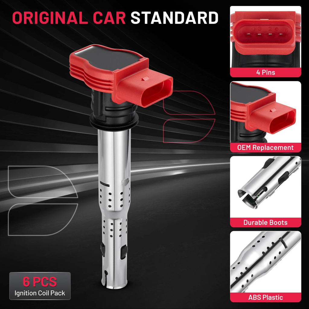 Ignition Coil Pack for Audi A7 Quattro (2012-2013 V6 3.0L)
