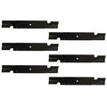 Set of 6 Notched High Lift Blades for Grasshopper 320246 (Fits Models)