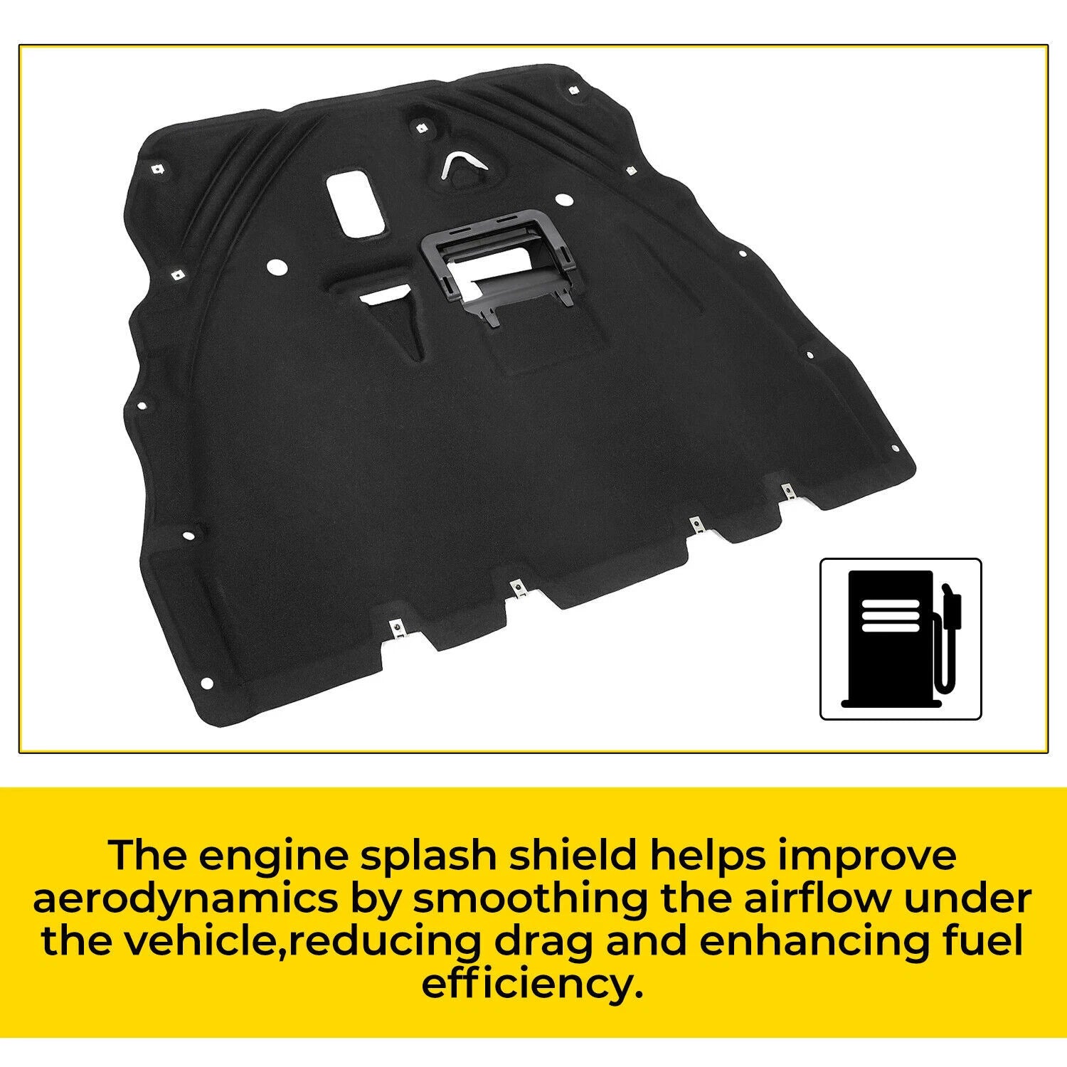 Front Lower Radiator Support Splash Shield for Ford Bronco Sport (2021–2023) LX6Z6775L
