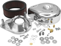 S&S Teardrop Air Cleaner Kit Chrome for Harley Softail Dyna Touring (1984–1992)