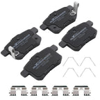 Set of 4 Rear Ceramic Brake Pads Kit for Honda Accord (2008–2017) P1451