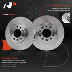 Front Brake Rotors & Ceramic Pads for Ford Windstar (1999-2003)