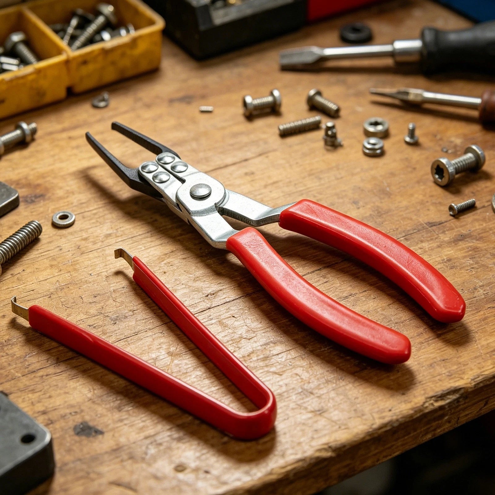 Set of 2 Relay Extraction Pliers and Fuse Removal Tools for Automotive Use