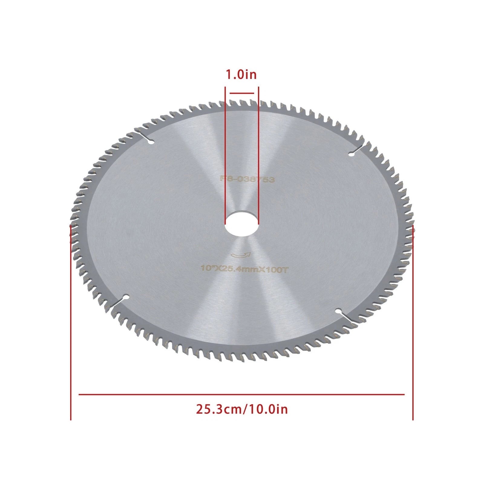 10-Inch Carbide Saw Blade for Wood Aluminum (Universal Fit)