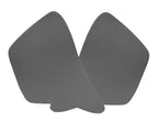 Front Insert Door Panel Cover Leather for Toyota Tacoma (2005–2015) Gray