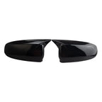 2X Gloss Black Side Wing Mirror Cap Covers for BMW X5 E70 X6 E71 (2008–2013)