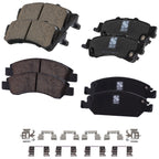 Set of 4 Brake Pads for Chevy Silverado 1500 GMC Sierra