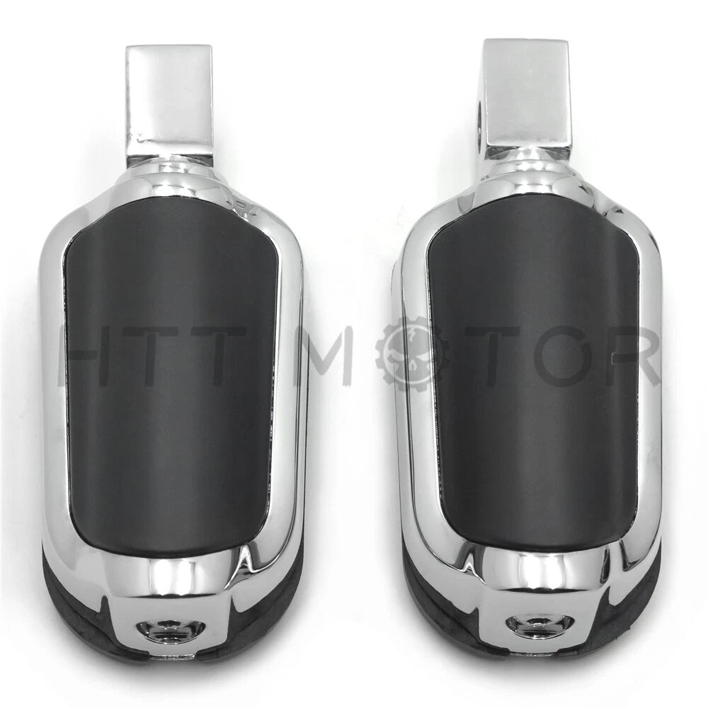 Slipstream Chrome Footpegs for Suzuki Boulevard M95, Marauder 1600 (2005–2009)
