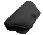 Leather Console Lid Armrest Cover for Dodge Challenger (2015–2020) Pink Stitch