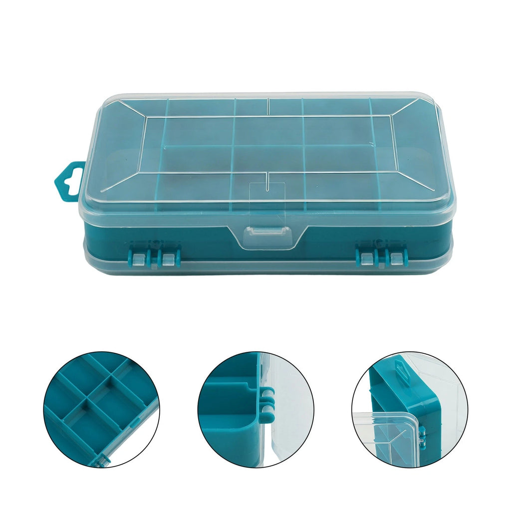 Plastic Thread Bolts Screw Nuts for Tool Box Storage Case Holder (8 Slot)