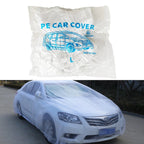 50-Pack Clear Plastic Disposable Car Cover for Universal Fit (Year Range)