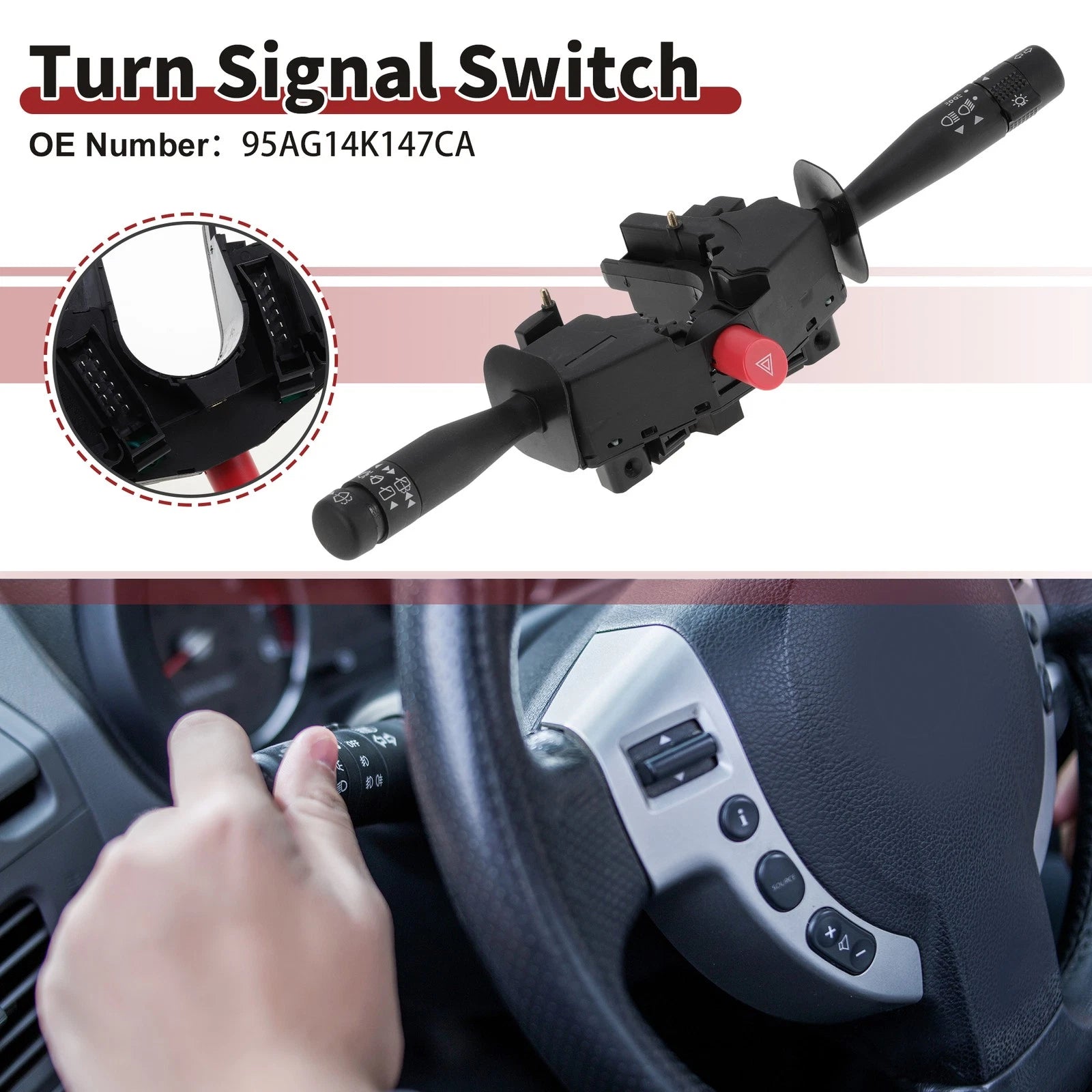 Turn Signal Switch No.95AG14K147CA for Ford Escort Classic (1990–2000)
