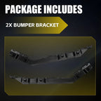Front Bumper Support Bracket Pair for Acura MDX (2007–2013)