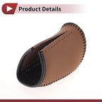 Gear Shift Knob Cover for Dodge Journey (2011–2020) Black Brown Faux Leather