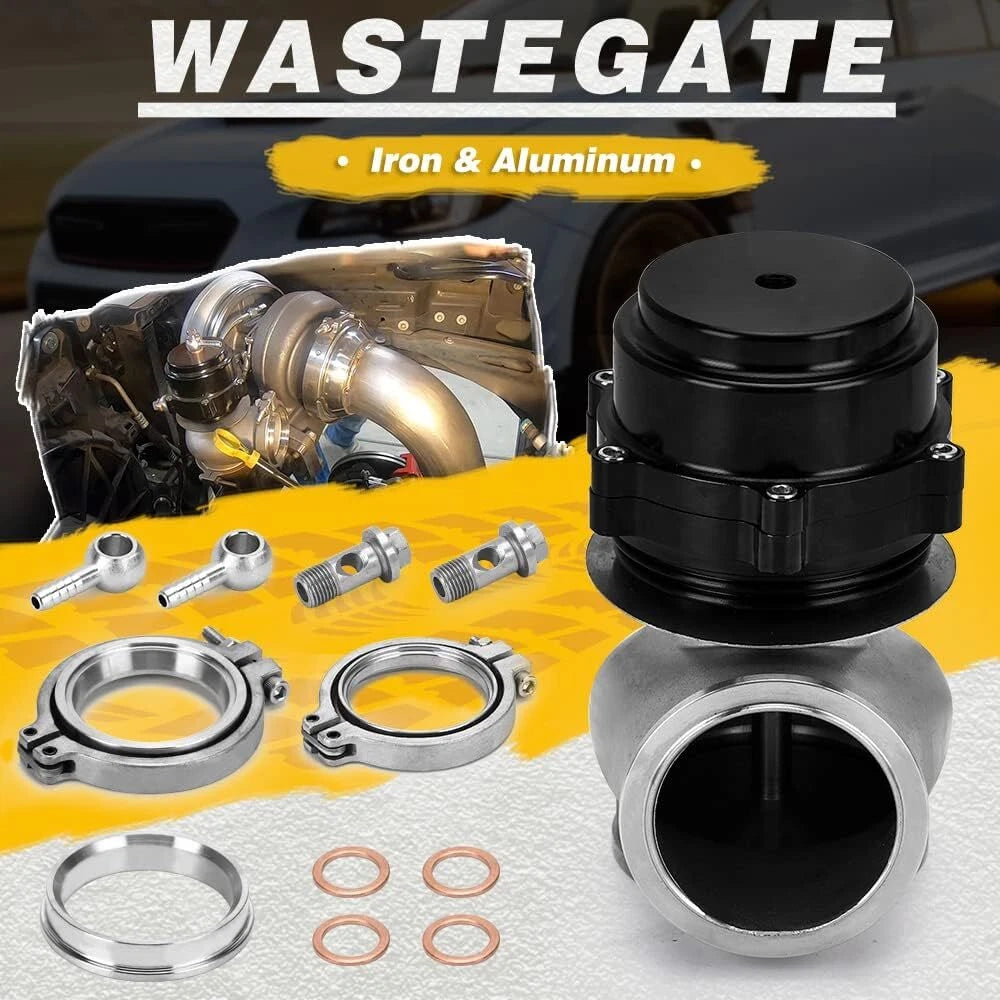 60MM V-Band Flange Clamp Wastegate for Universal Applications (10 & 18 PSI)