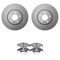 Set of 4 Hella Pagid Front 320mm Rotors Disc Brake Pad Kit for Audi Q5 (2009–2011)