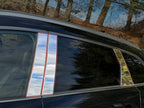Luxury FX Polished Pillar Post Trim 6pc for 2016-2023 Mazda CX-9