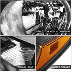 Left Driver Side Headlight Lamp for Honda CR-V (2012–2014) OE Style
