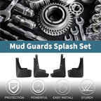 Set of 2 Mud Flaps Splash Guards for Toyota RUSH (2018–2022)