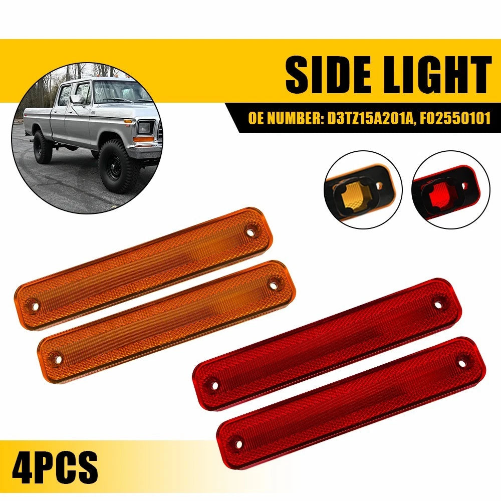 Fender Side Marker Light for Ford F-Series F-100/F-150/F-250/F-350 (1973–1979)